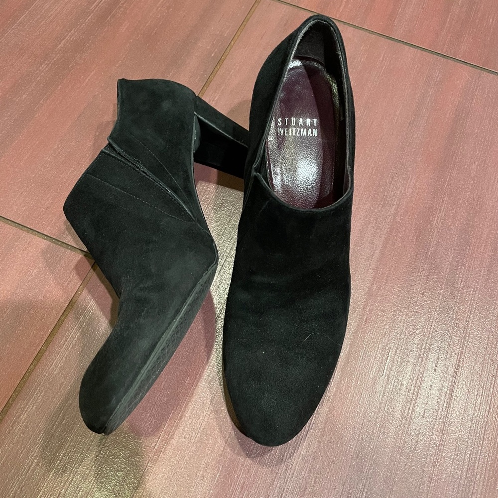 Stuart Weitzman suede bootie/shootie